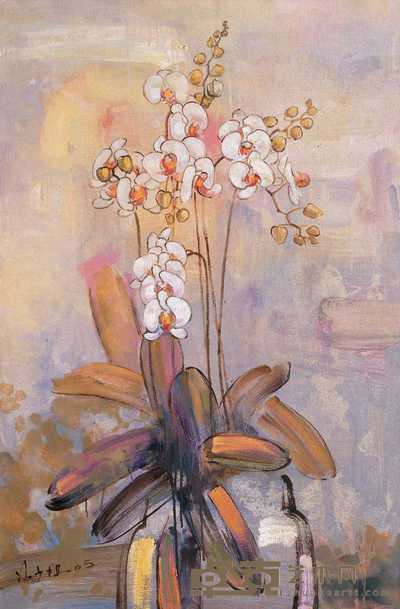 冯少协 2005年作 心花.岁岁鹏系列 89×59cm